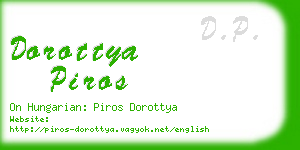 dorottya piros business card
